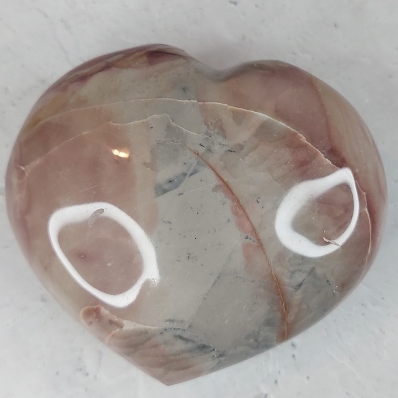 Polychrome Jasper Heart | Vitality • Stability • Grounded Joy - Picture 4 of 5